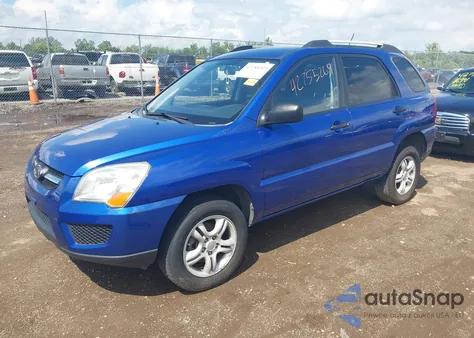 2009 Kia Sportage Lx из США, поврежденный, VIN KNDJF724797558427